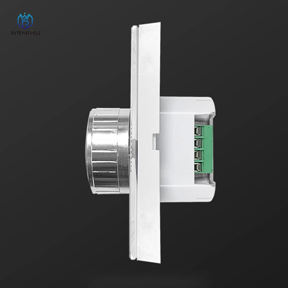 Rotary Glas Knopf LED Panel Dimmer DC12V/24V Einstellbare Schalter Helligkeit Lampe Streifen Fahrer 5050 3528 Einzigen Farbe band Dimmen