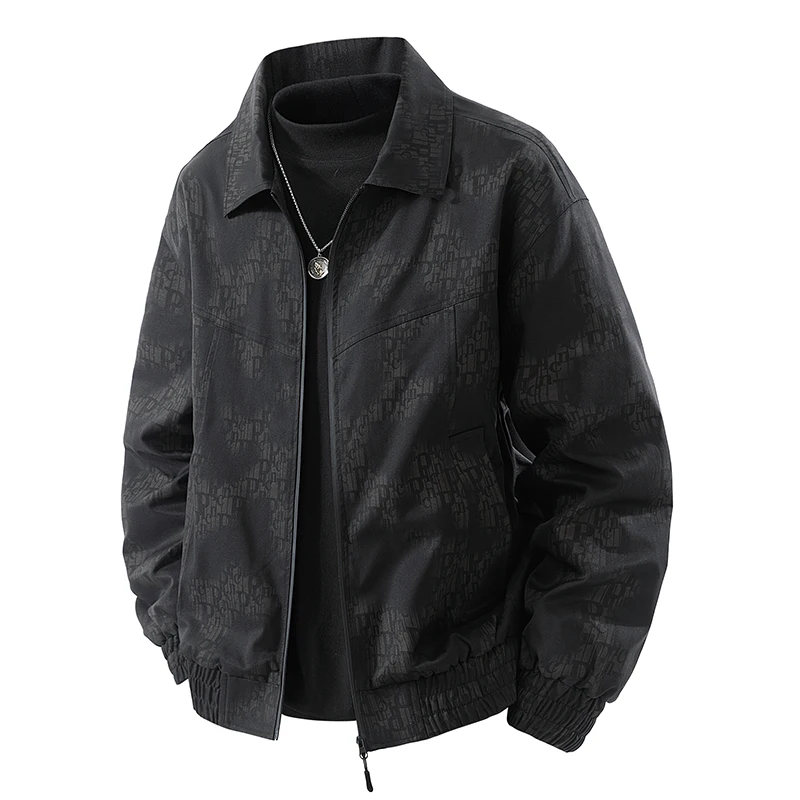 Herrenjacke Mäntel Oversize Herbst 6XL 7XL 8XL Plus Size Bedruckt Warm 2026 Lose Oberbekleidung Marken-Taschen Reißverschluss Bequeme Softshell-Jacke – Detail 18