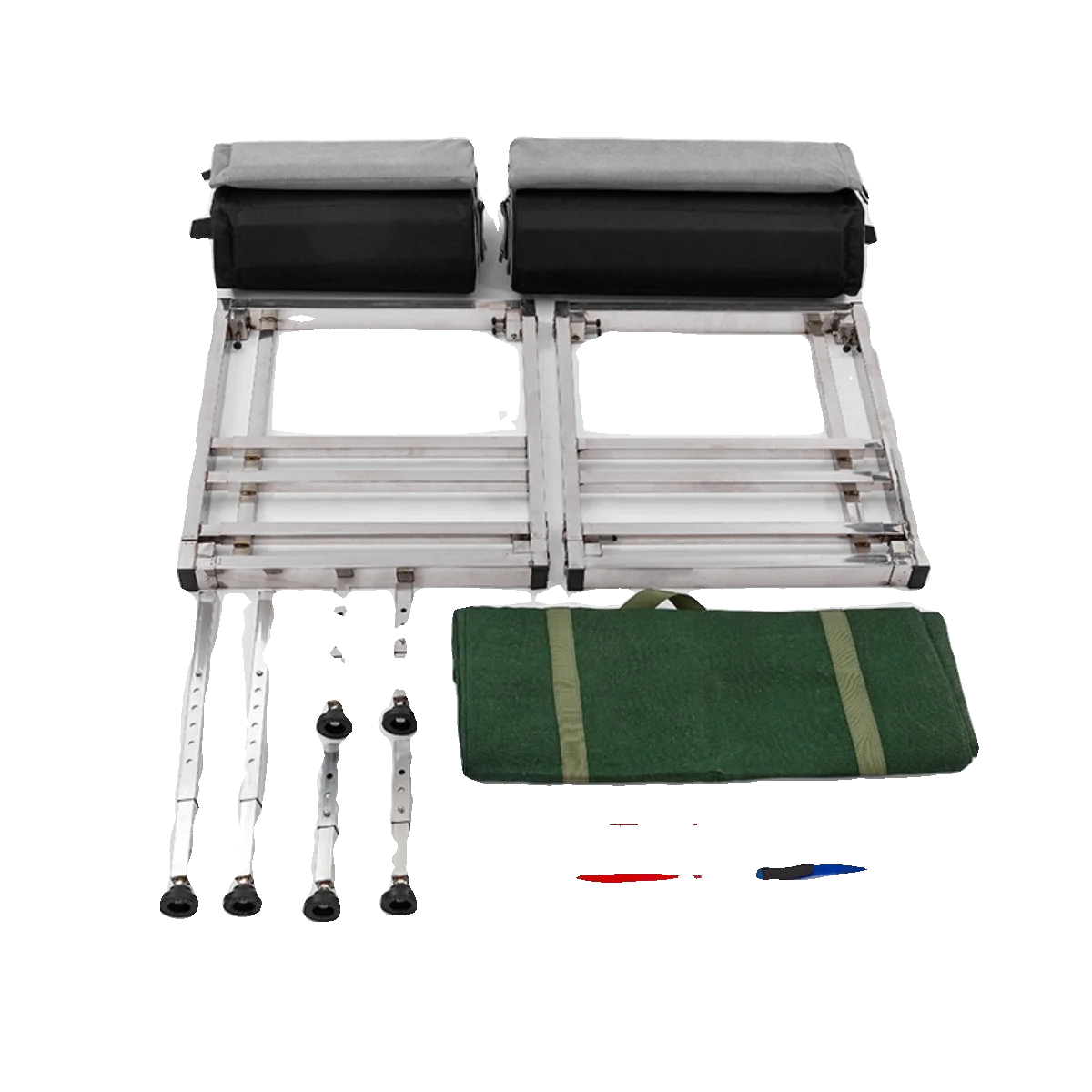 Car telescopic multi-functional pull-out bed Outdoor camping bed Folding self-driving bed car modification