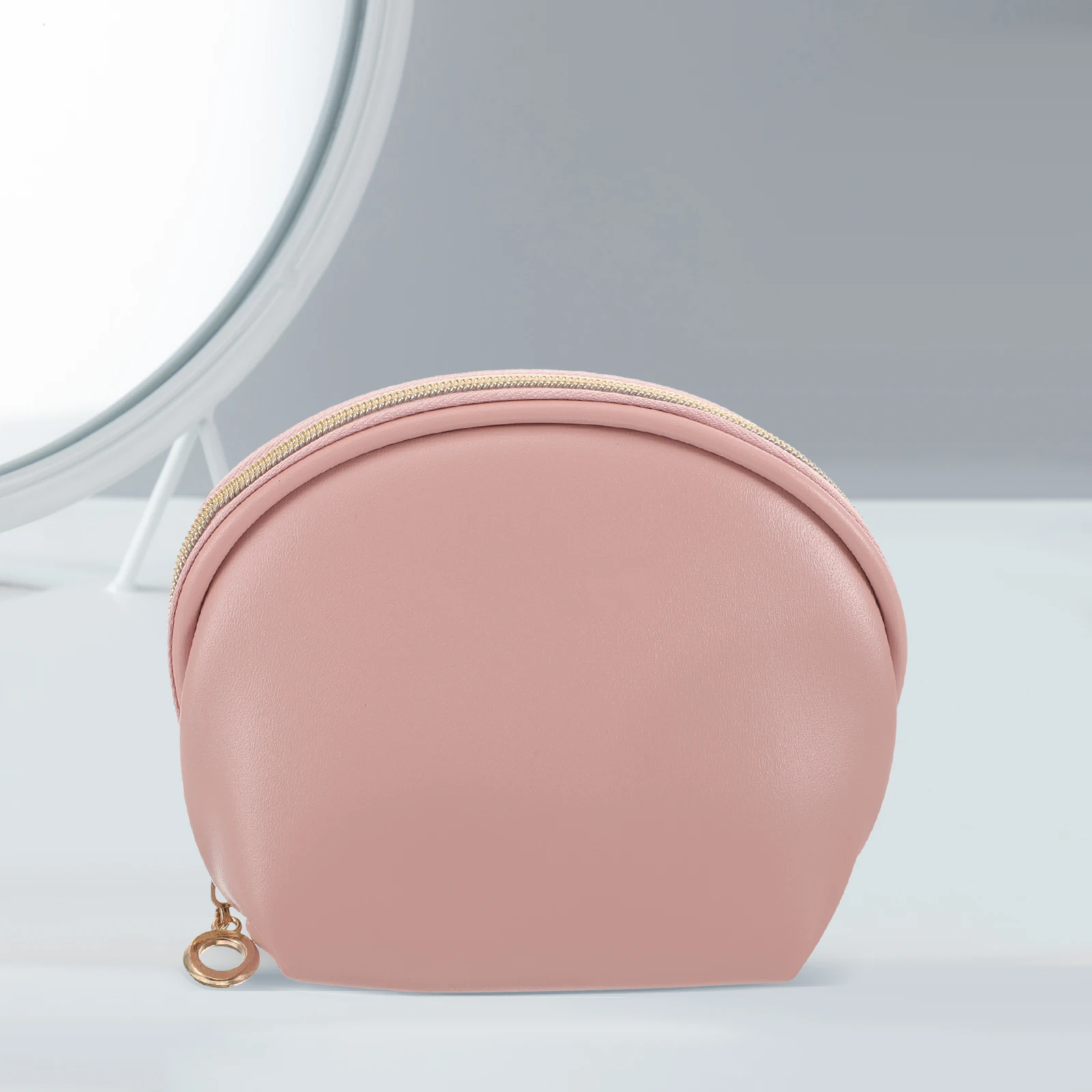 1 قطعة حقيبة ماكياج بولي Travel السفر الوردي أدوات الزينة الصغيرة كيس التخزين النساء العناية بالشعر تصفيف أداة ganizer