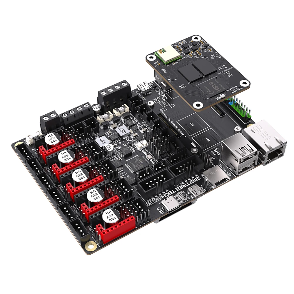 BIGTREETECH Manta M4P M5P M8P Motherboard 32-Bit Für TMC2209 CB1 Raspberry Pi CM4 Klipper Ender 3 Voron 3D Drucker HDMI5 Bildschirm