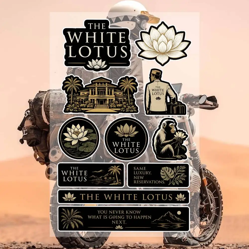 TV SerieS The W-hiTe L-oTuS Waterproof Vinyl Stickers for Car Motorcycle Bike Skateboard Laptop Bottle Phone