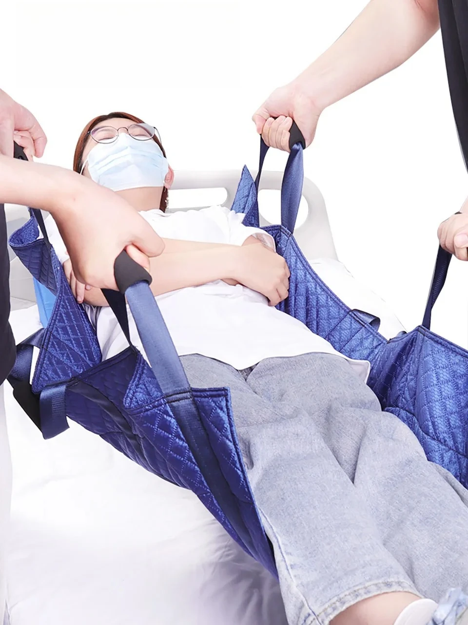 

Наматрасник на заказ с ручками, моющийся, для больничной койки, для лежачих пациентов, водонепроницаемый, с эффектом скольжения