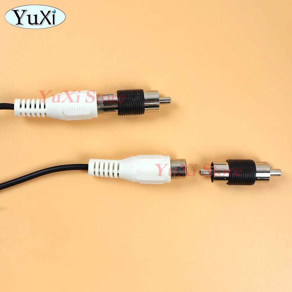 المزدوج 2 RCA أنثى إلى ذكر موصل الصوت محول فونو مقرنة فيديو موصل التوصيل المقبس RCA فونو التوأم AV المقرنة ل DVD