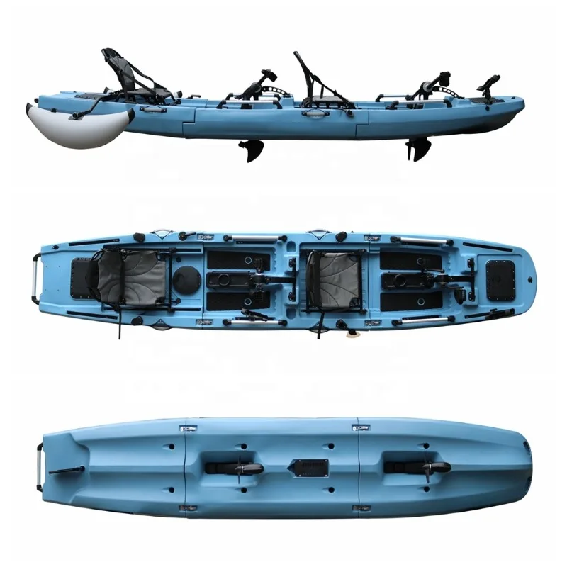 

Vicking Saves Space and Easy to Transport Modular 2 Person 3 Section Detachable Fishing Pedal Kayak for Sale