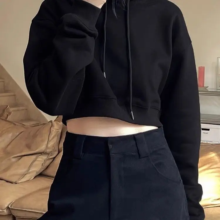 Kapuzenpullover, lang, für Damen, Buzo, Halloween, rot, Übergröße, Knopf, ungewöhnlich, leicht, Gothic-Stil, Jersey, Sportbekleidung, Fitnessstudio, Trend, elegant