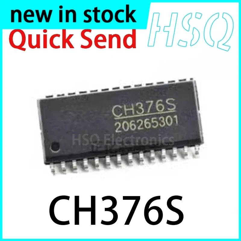 5PCS New CH376S CH376 SOP28 USB Bus Adapter Chip, USB Flash Drive Read-write Module Chip