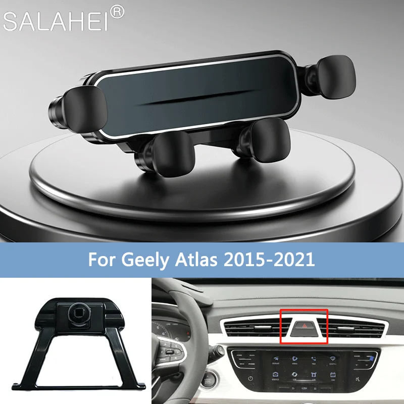 

Adjustable Car Mobile Phone Mount Holder For Geely Atlas 2015-2021 Air Vent GPS Stand Rotatable Support Bracket Auto Accessories