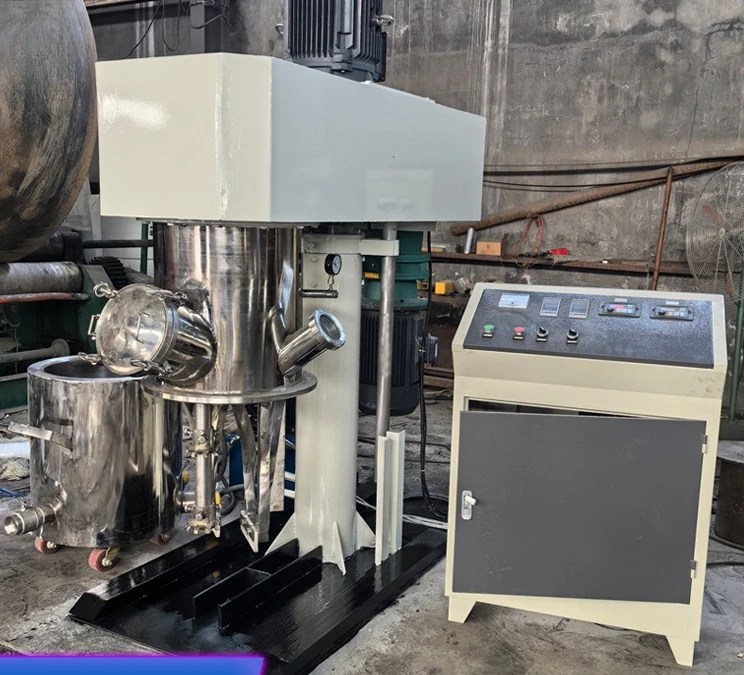 

Planetary Vacuum Mixer for High-Viscosity Sealants Cement Mortar Lab Use 10-50L Double Planetary Mixer