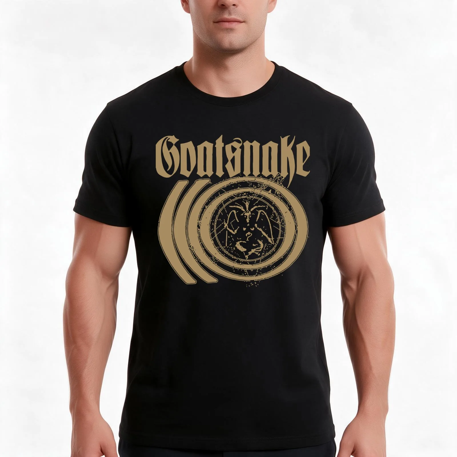 Goatsnake Band T-Shirt Summer Casual Cotton Tee Oversized Streetwear Tops Vintage Graphic Print Loose Fit Short Sleeve