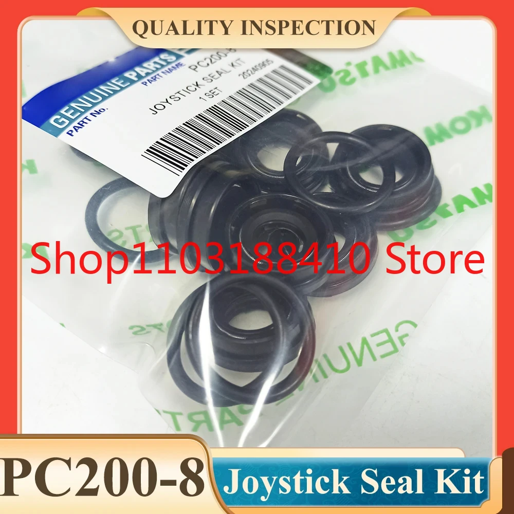 

Комплект уплотнений джойстика PC200-8 для комплекта ремонта пилотного клапана экскаватора Komatsu, уплотнительное кольцо рычага управления