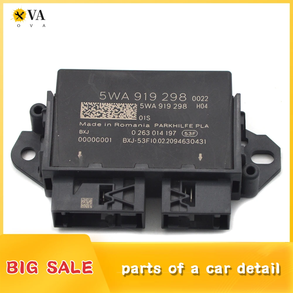 Automatic parking assist function control module, suitable for Golf 8, 5WA 919 298, 5WA919298A, 5WA919298B