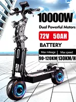 X14 EU New 10000W Dual Motor 72v 50ah Electric Scooter 14 Inch Tyres Max Speed 130km/h Range 120km Lcd Display Foldable Escooter