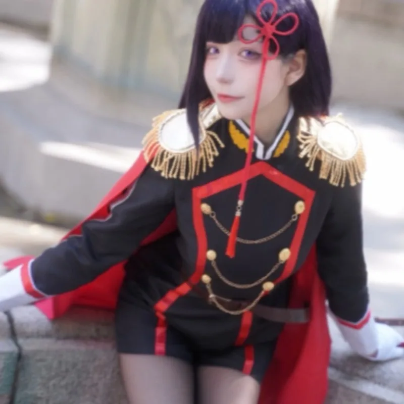 Kyouka Uzen Tenka Izumo Ren Yamashiro 코스프레 의상 Mato Seihei no Slave Battle Outfit 여성용 풀 세트 할로윈