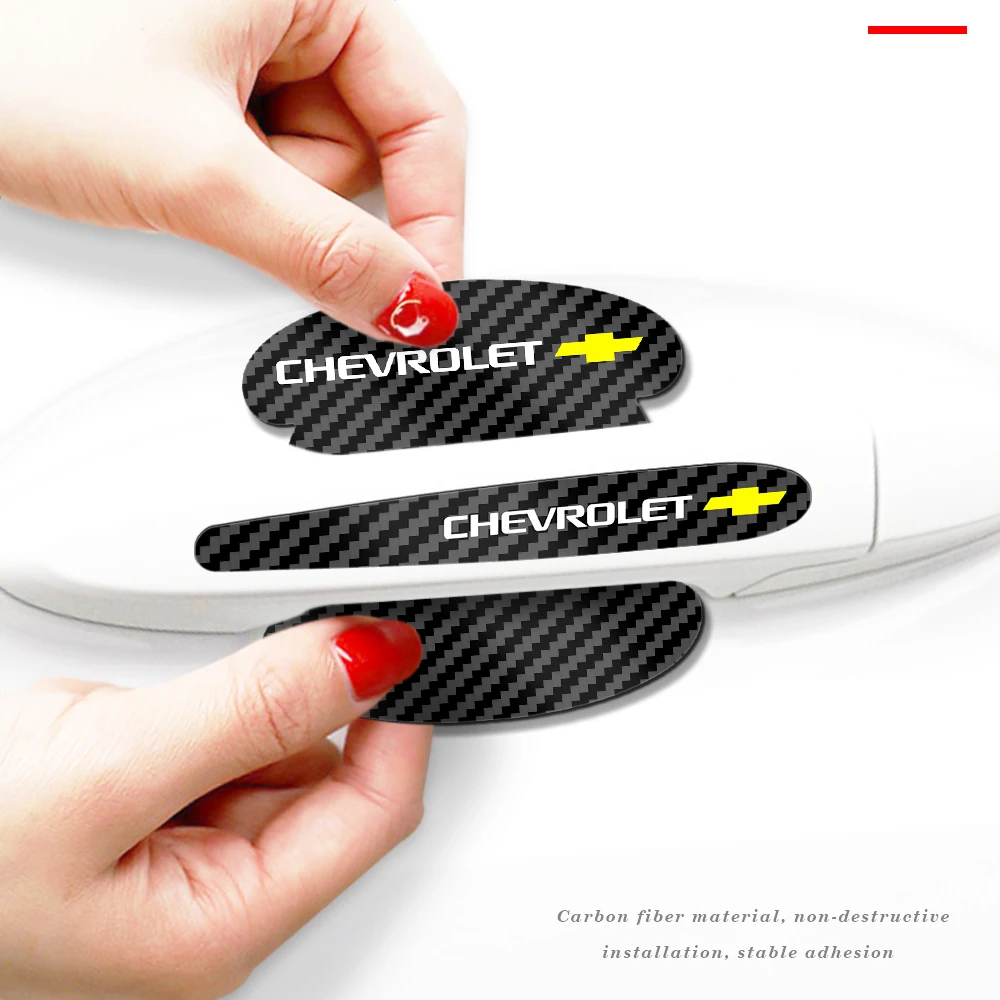 

Car Door Bowl Handle Scratches Protector Sticker for Chevrolet Camaro Cavalier Trax Cruze Malibu XL Equinox Orlando Captiva Sail