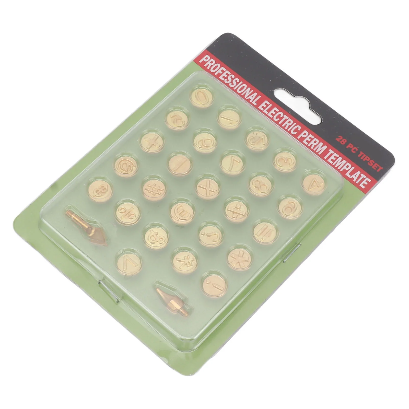 28PCS Number Wood Burning Tip Set Brass Welding Pyrography Head DIY Engraving Tool for Embossing and Carving Crafts