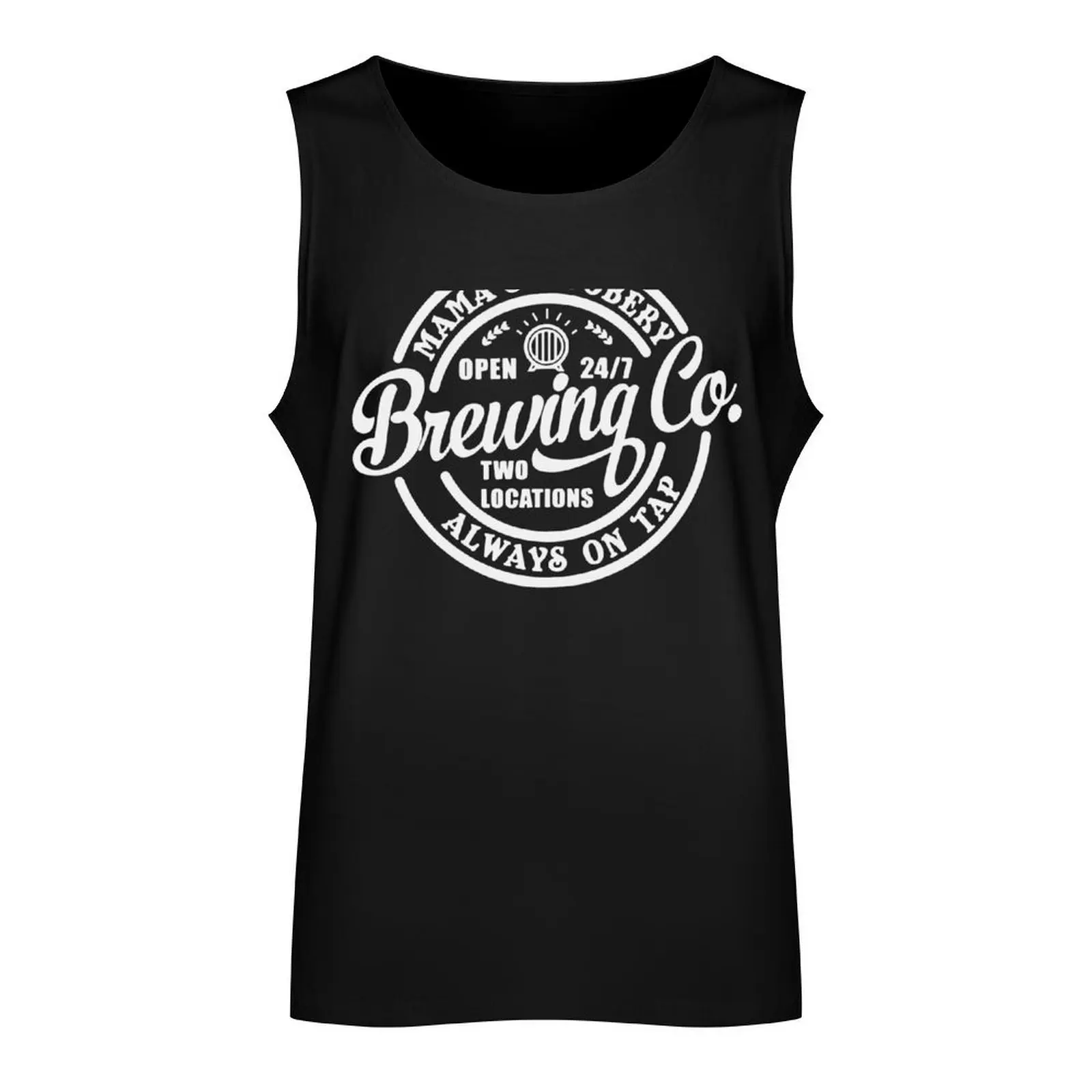 Mama's Boobery Brewing Co,Moms Christmas,Drinking Funny Tank Top training weight vest sleeveless t-shirts for men