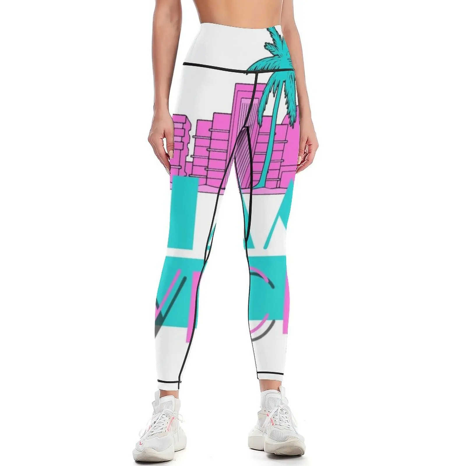 

Miami Vice 80s Leggings Women sports Sweatpants sport legging Womens Leggings