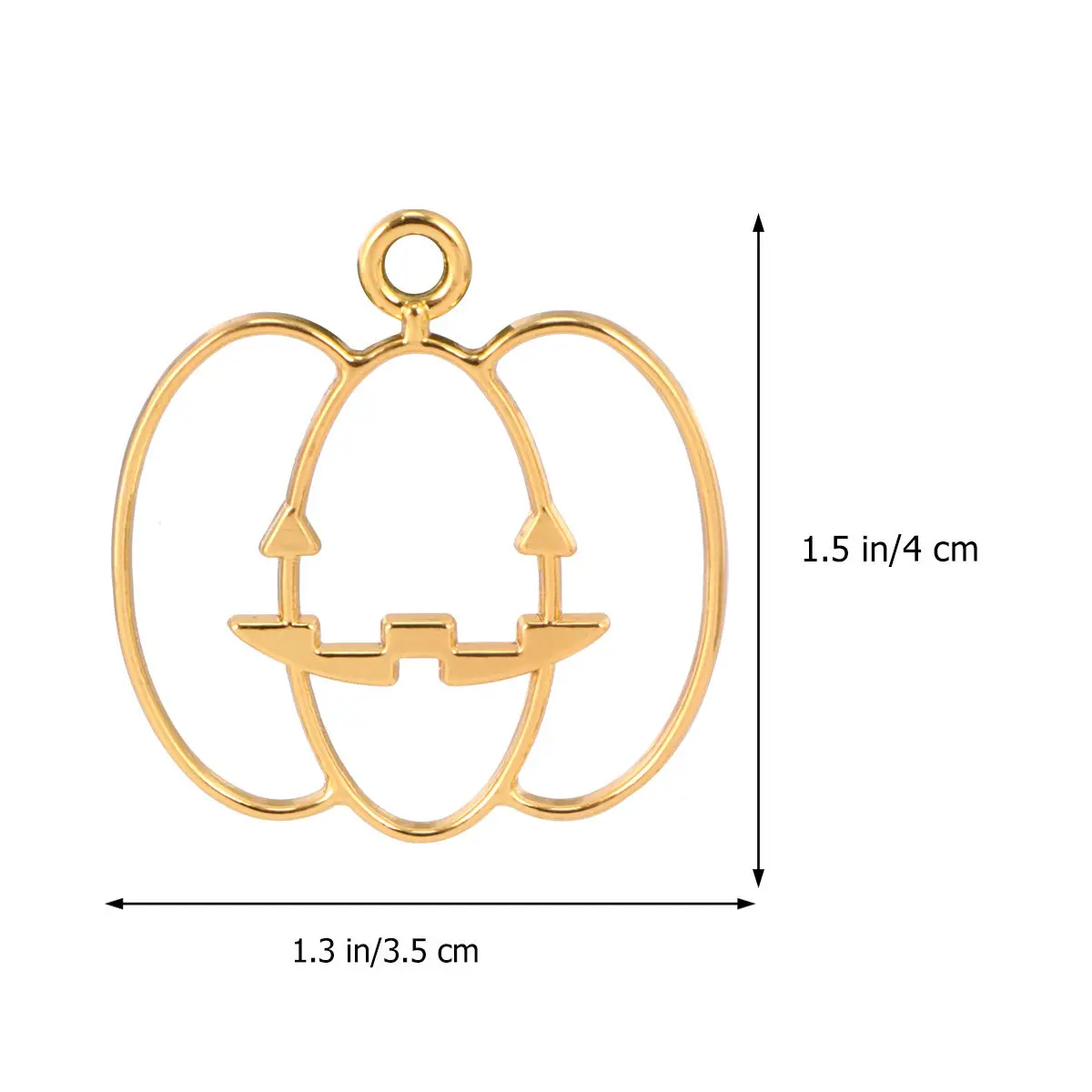 20Pcs Pumpkin Head Shaped Zinc Alloy Jewelry Making Components for Pendant Earring Keychain DIY Halloween Craft Supplies