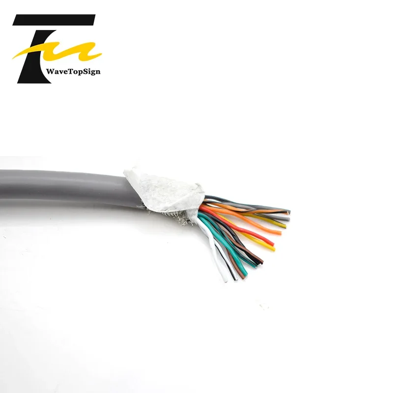Boding 1M خاص لينة 0.2 مللي متر RVVP كابل التشفير المحمي مقاومة للاهتراء كابل إشارة قابل للطي لمؤازرة 4/5/6/8/14 النوى #6
