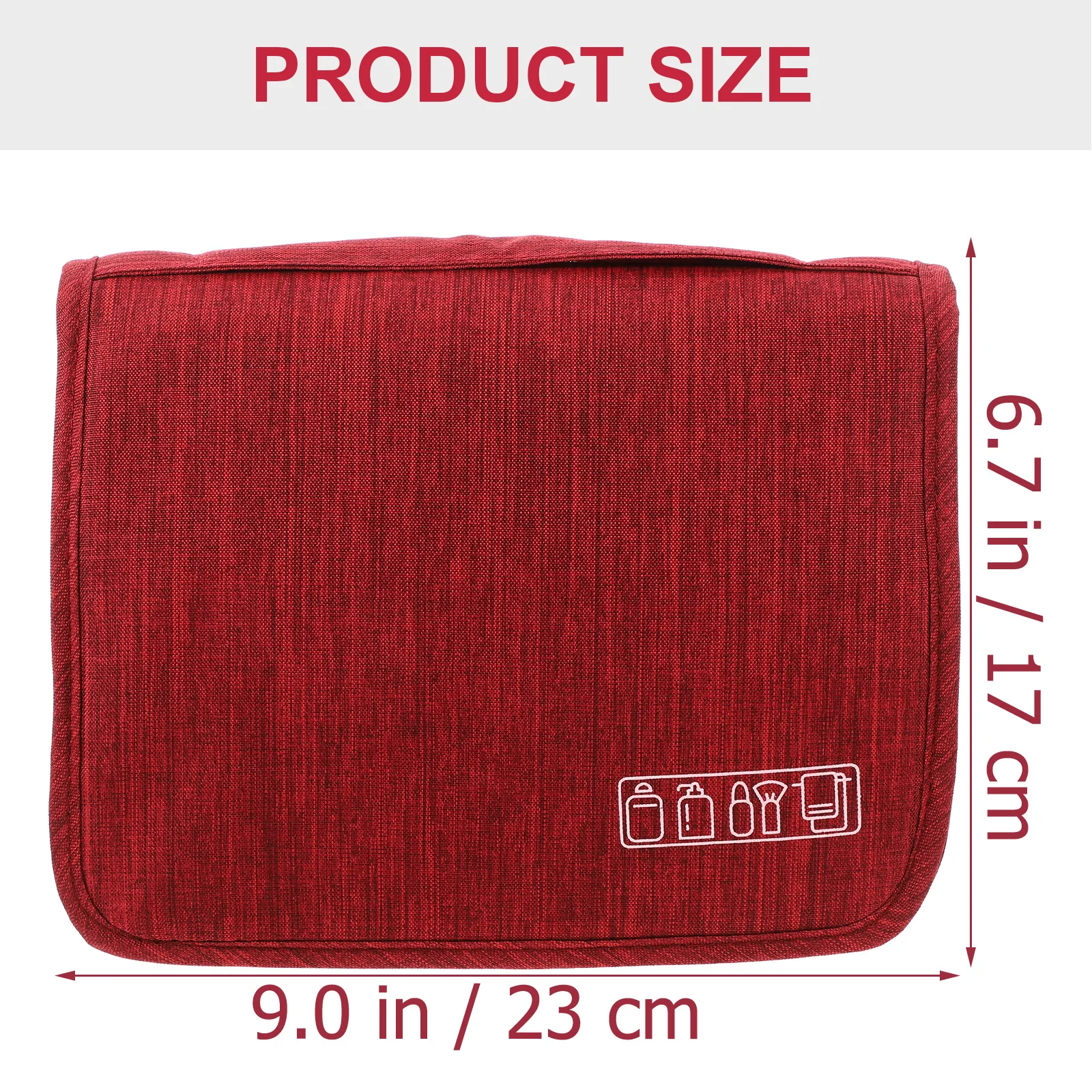 Duża, składana kosmetyczka podróżna do zawieszenia na akcesoria toaletowe, organizer na kosmetyki i artykuły higieny osobistej, przenośny pojemnik na kosmetyki.