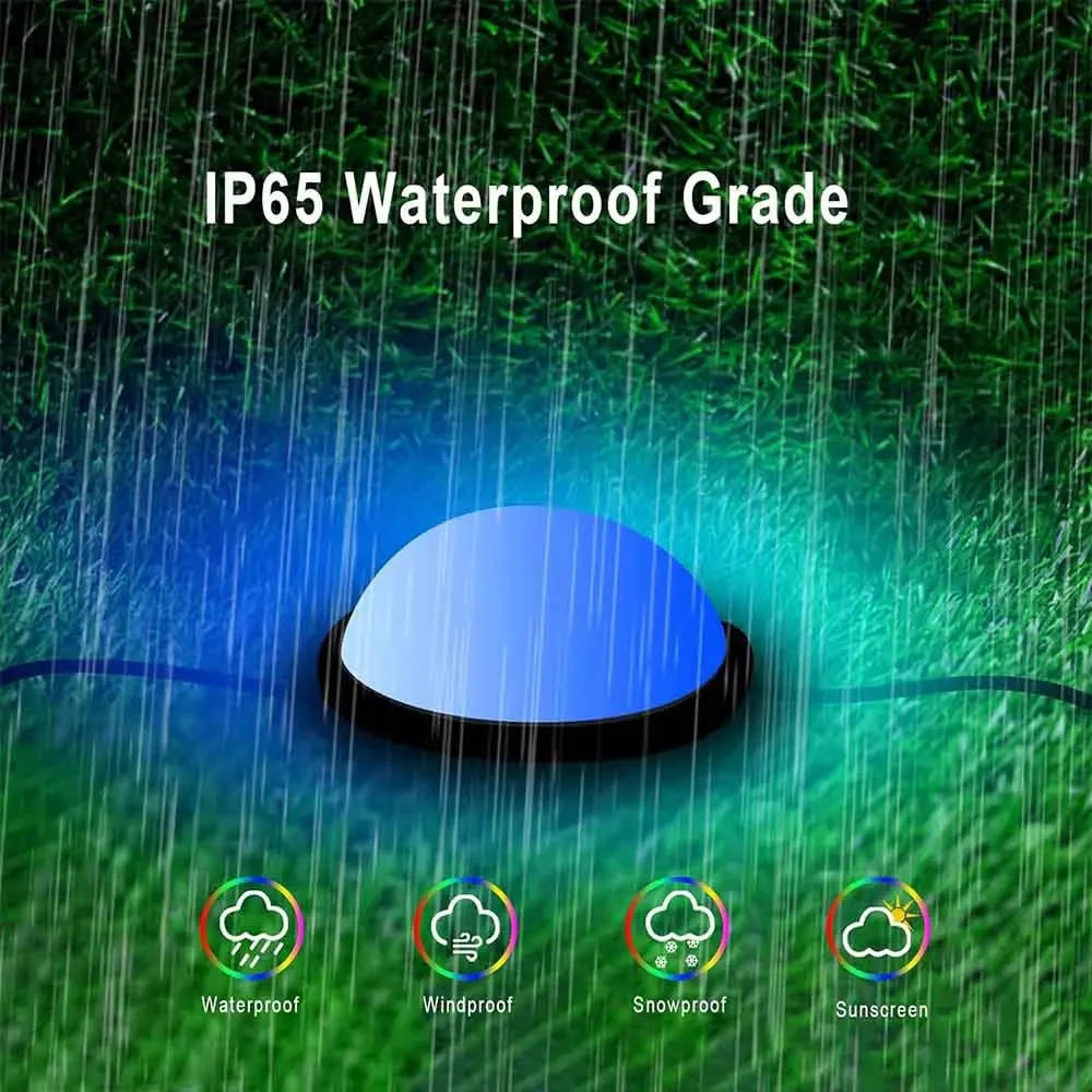 USB Tuya Wifi 10M 20 lampadine Magic Color RGB LED Light String Voice APP Control per Outdoor Ground Garden Lawn Christmas Decor