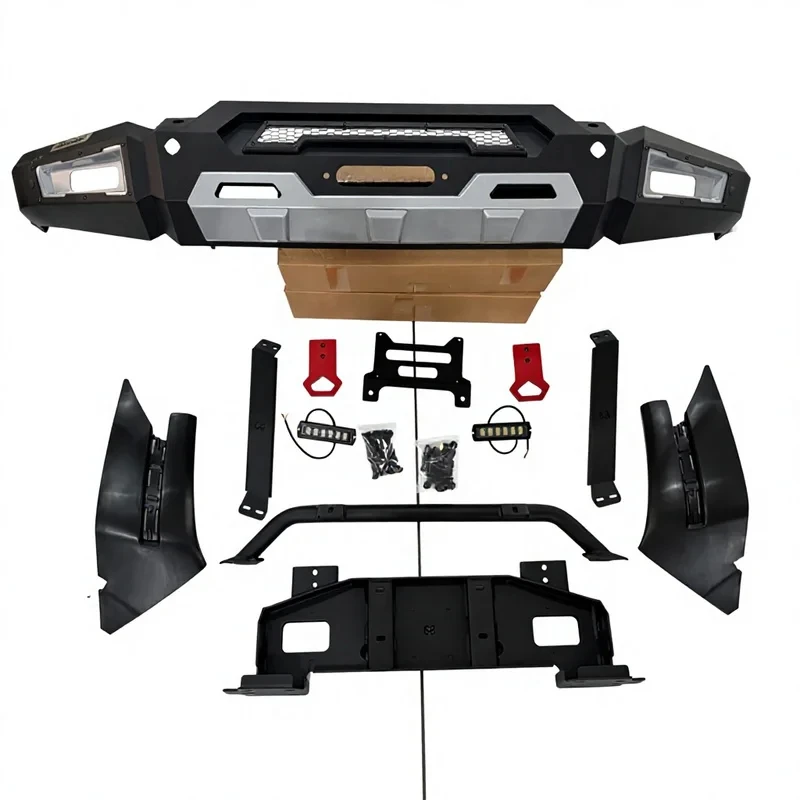 High Quality Spartan Style Screw-On Steel Front Bumper Bull Bar, 4x4 Off Road Auto Exterior Modification Accessories