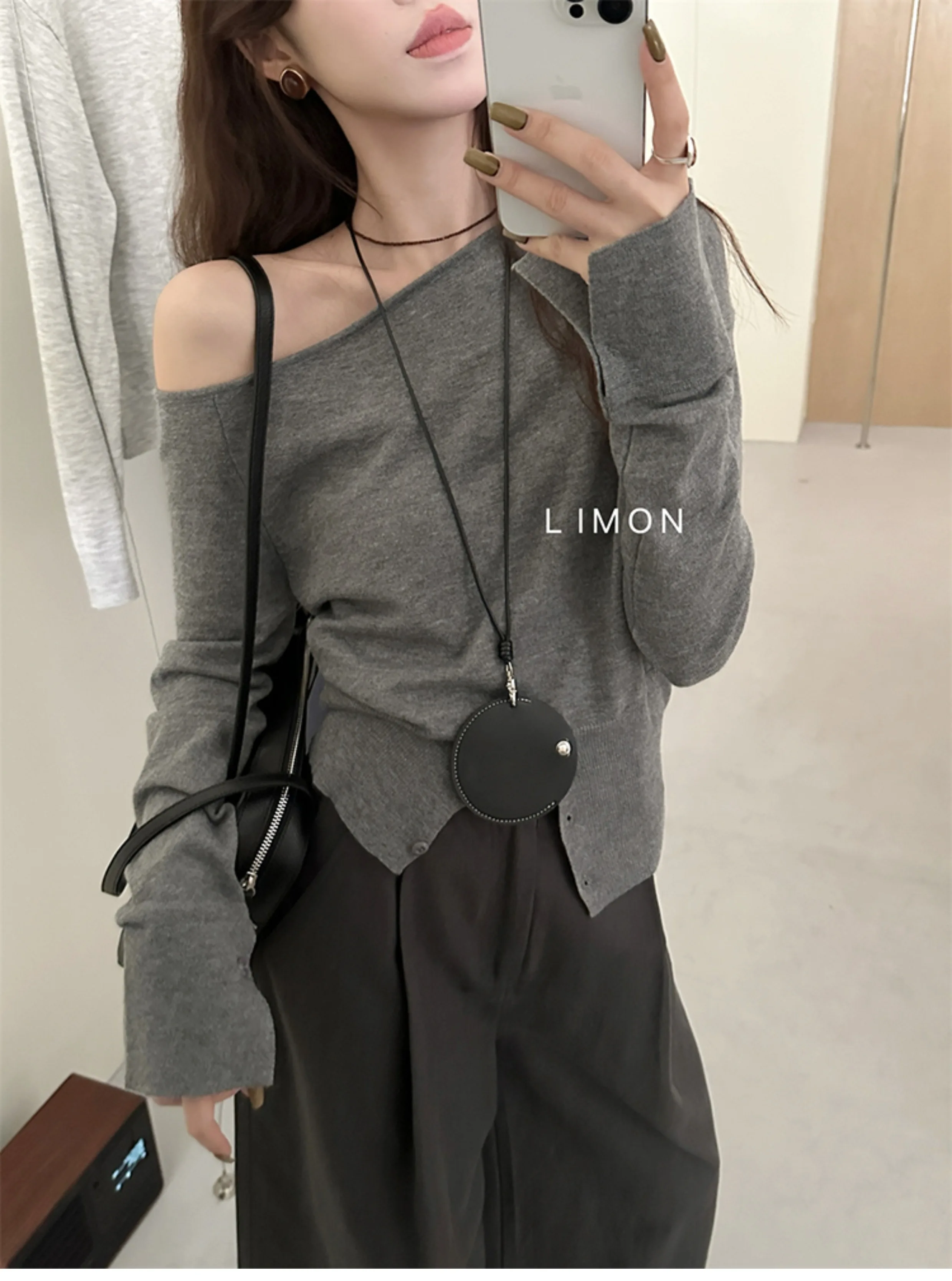 البلوزات لاعبا البلوفرات النسائية الملابس القوطية امرأة الاكريليك رصع الحدود فضفاض الحفل مهرجان يومي روك الشرير البديل