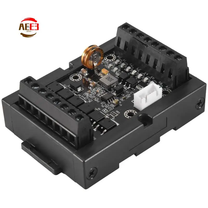 

AEE3-PLC Programmable Logic Controller DC 10-28V PLC Regulator FX1N-14MT Industrial Control Board Programmable Logic Controller