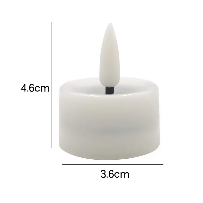 Flameless LED Candles Flashing Electronic Light Flickering Candle Battery Powered Lights Home Garden Wedding Party Decor Lamps