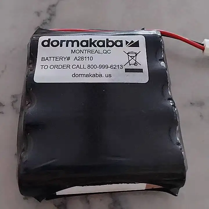 4 AA alkaline 6V hotel Kaba door lock batteries disposable battery packs Minimum order quantity: 5 pieces