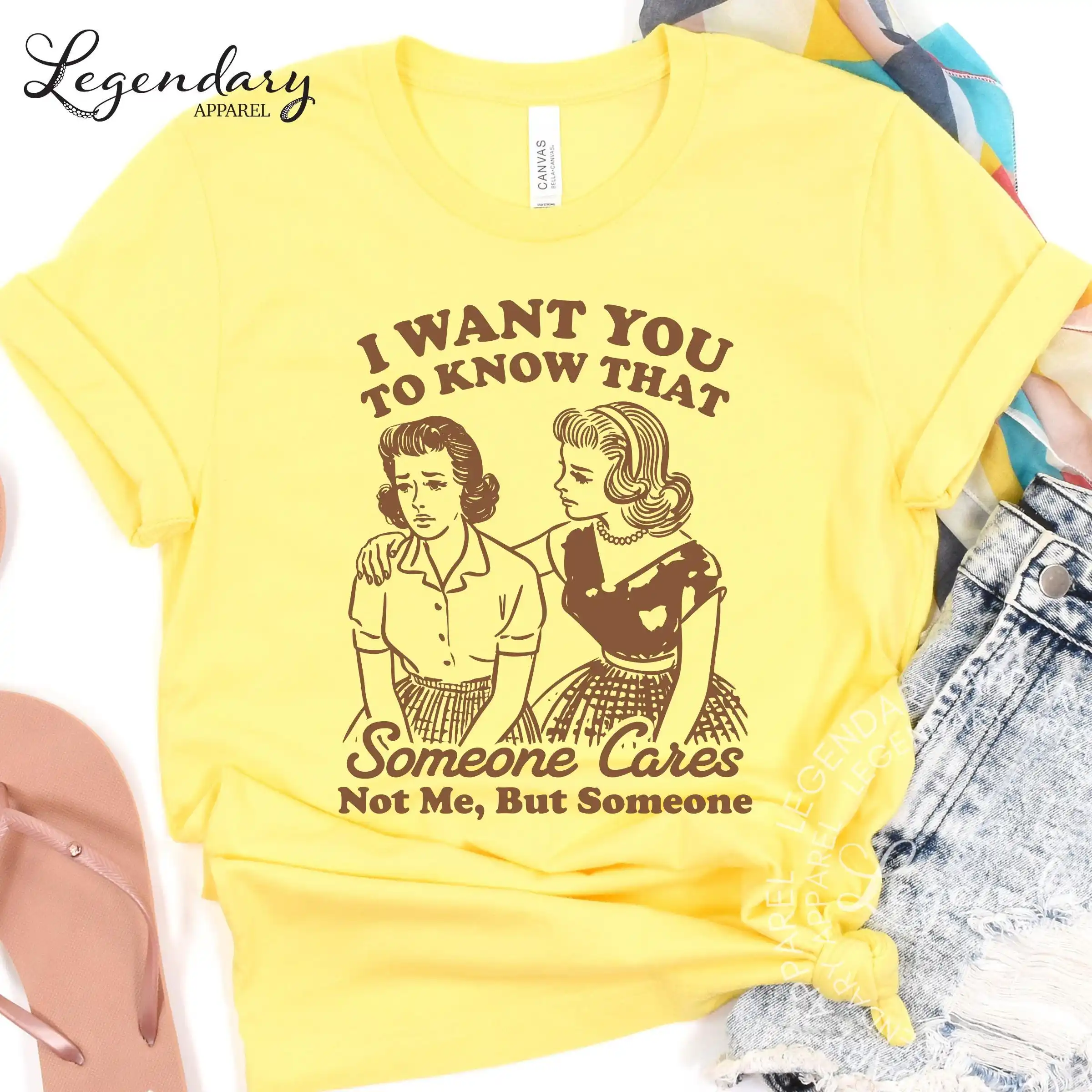 I Want You To Know Someone Cares Shirt Vintage Sarcastic Sweatshirt Retro Sassy TShirt