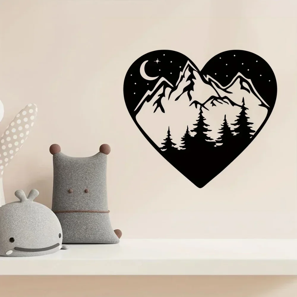 CIFBUY Housewarming Night Forest Metal Wall Art Sign Home Outdoor Decor Durable Rust Proof Iron Sculpture Gift Plaque