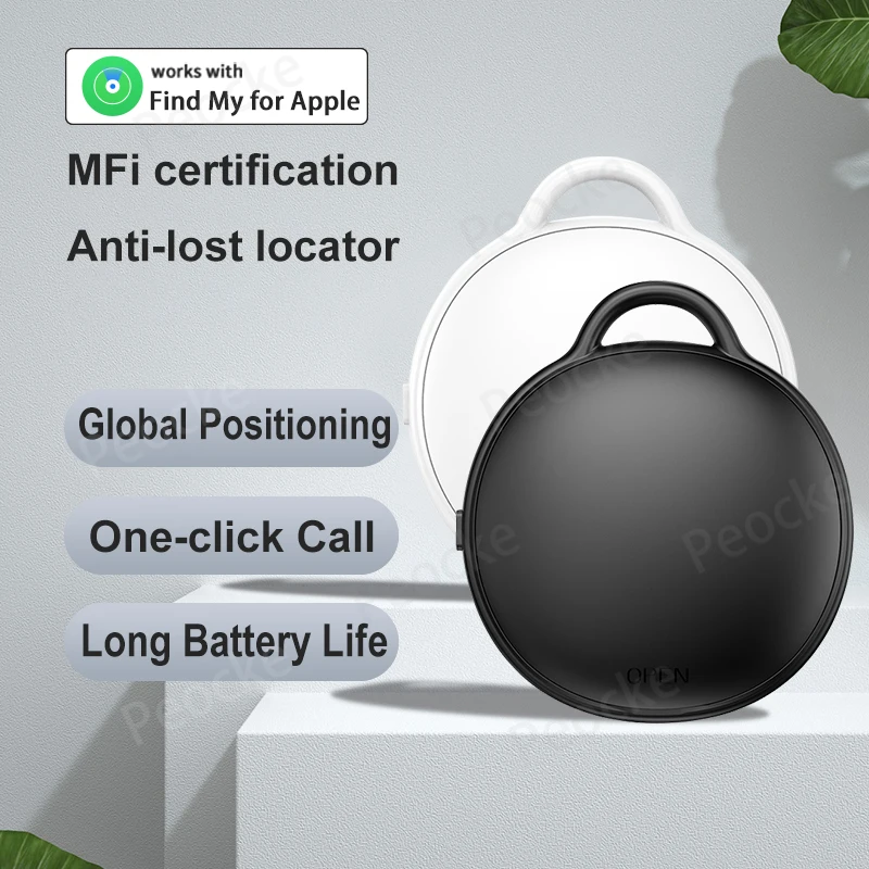 Locator Tag With Apple Find My GPS Smart Tracker Bluetoot Anti Lost Alarm Wireless Finder Dog Pets Child Bag Wallet Key