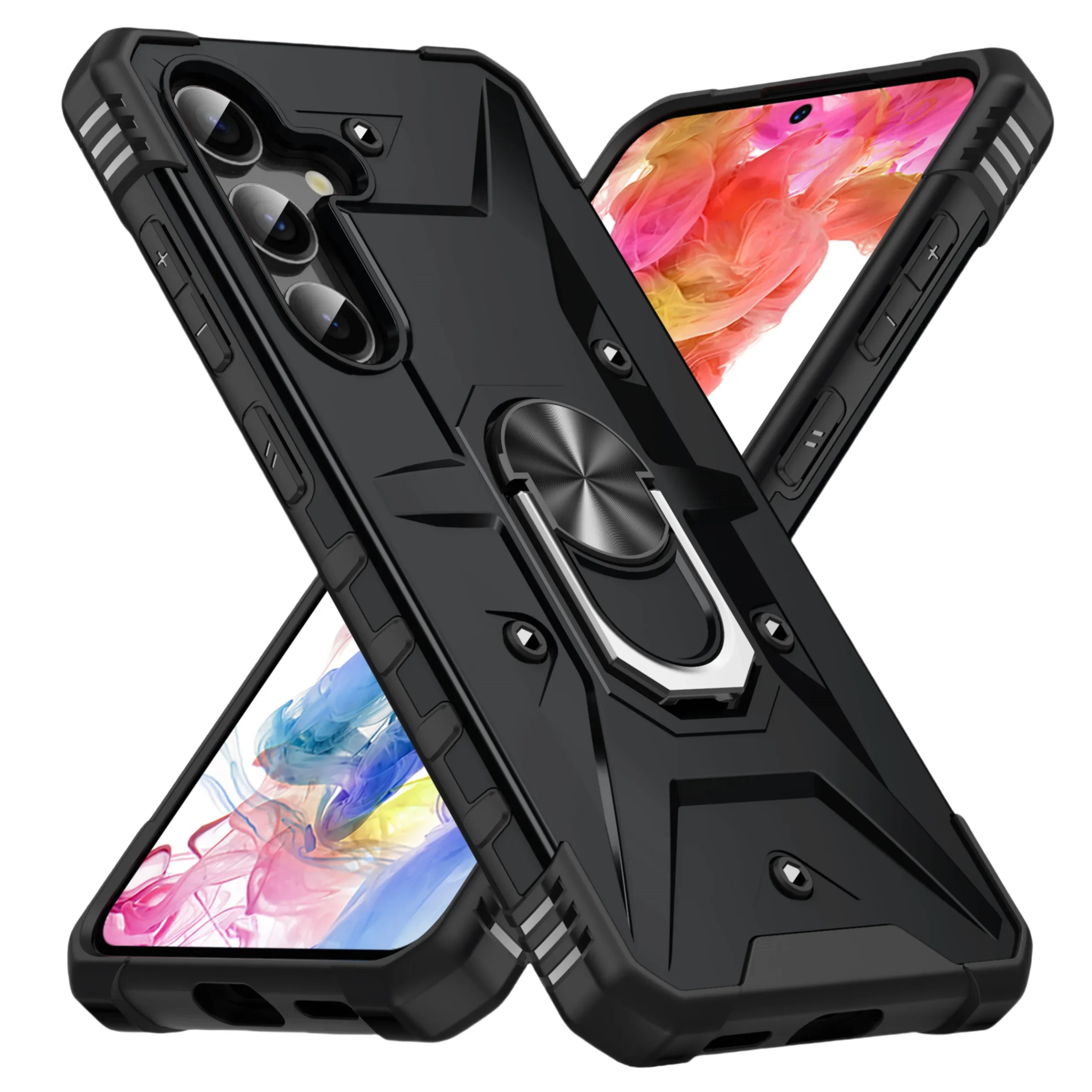 כיסוי Funda Armor Stand עבור Samsung Galaxy A56 5G A36 A16 A26 A55 A54 A15 A35 A34 A14
