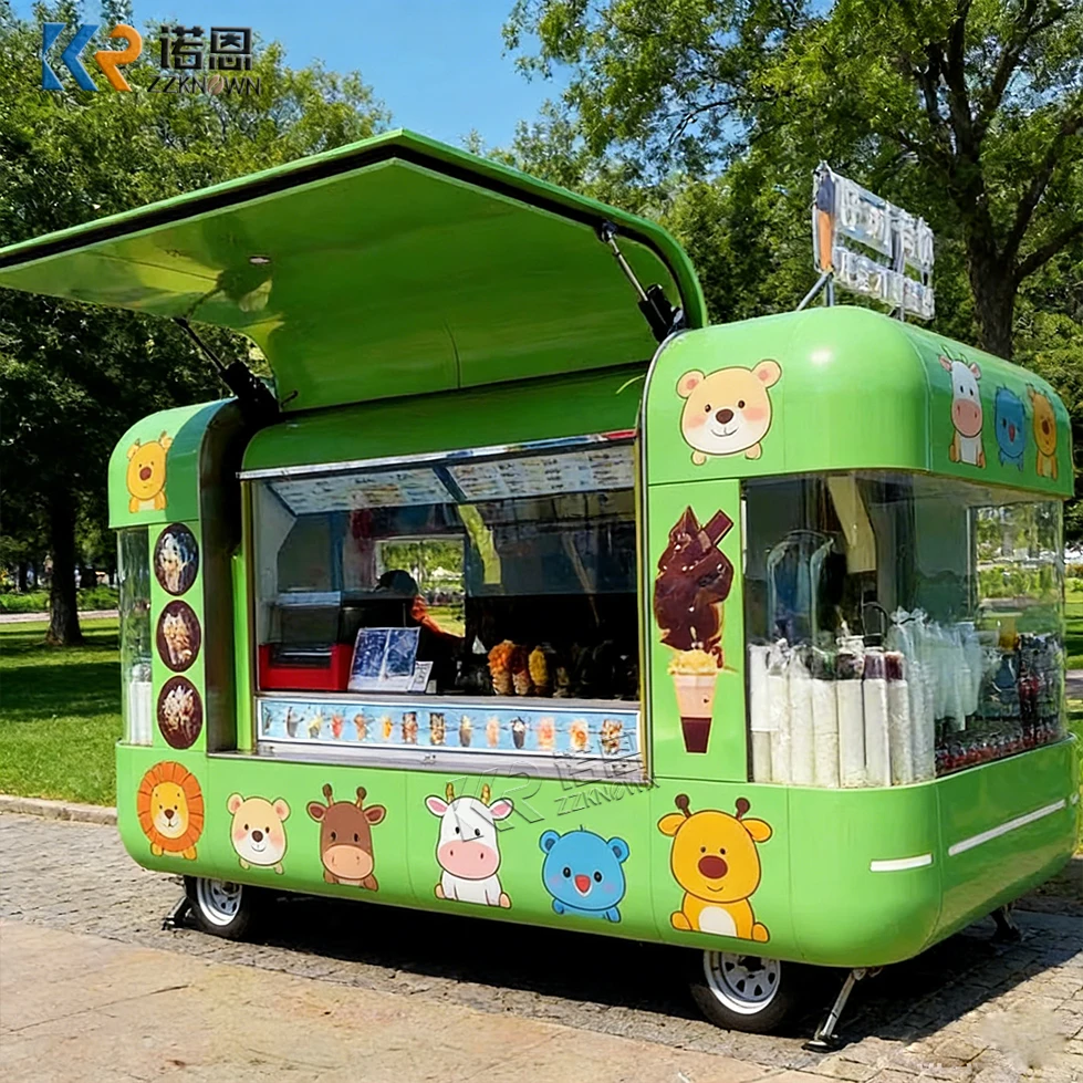 

Mobile Food Kiosk Trailer Food Full Kitchen Food Truck for Sale Burger Foodtruck Trailer Mobile Fully Equipped