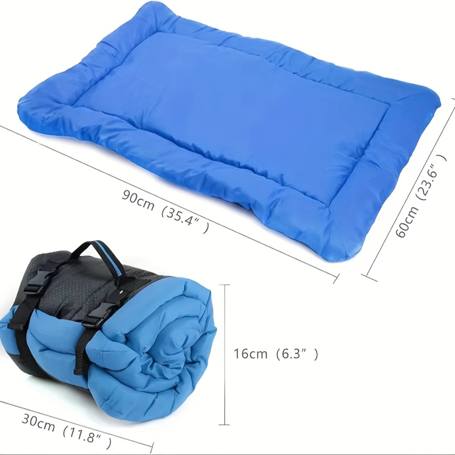 Waterproof & Moisture-Proof Dog Mat - Portable, Thickened Foldable Pet Bed for Medium to Large Breeds - Ideal for Travel and Out