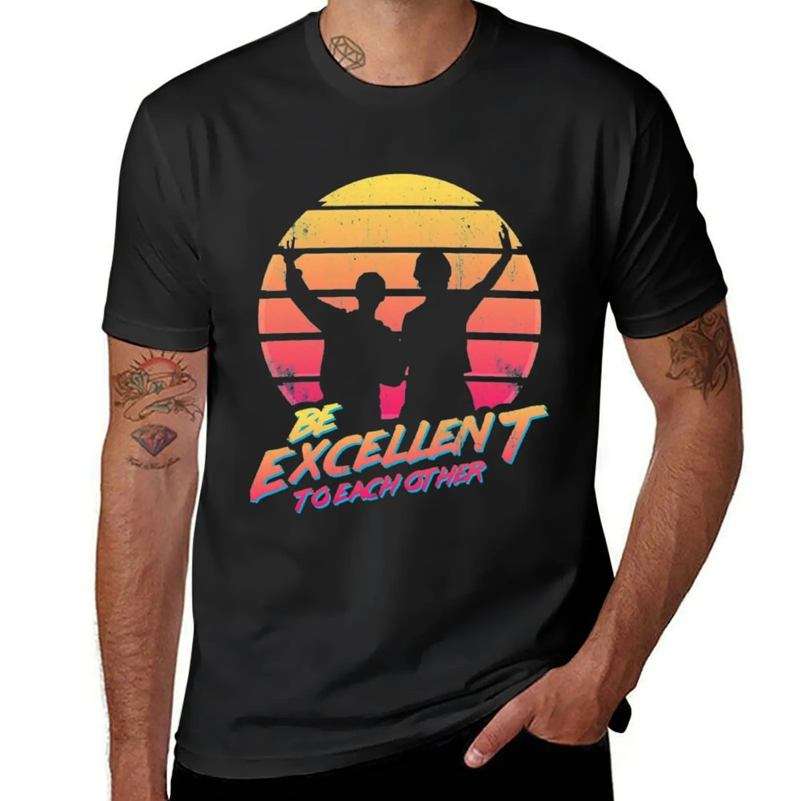 Bill And Ted T-ShirtBill and Ted - Be Excellent To Each Other T-Shirt customs design your own sports fans mens clothes
