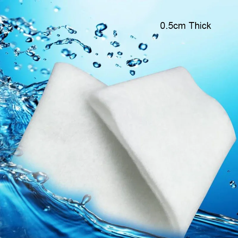 Super Thin 120x30x0.5cm Aquarium Filter Super Biochemical Filter Cotton Sponge for Aquarium Fish Tank Bio Cotton Foam Skimmer