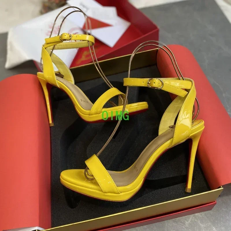 

Top Quality Red Sole Womens High Heels 0-12cm Shoes Luxury Fashion Ladies Crystal Sandals Classic Retro Designer High Heel