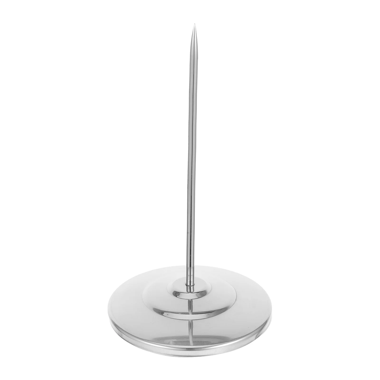 Restaurant Receipt Fork Kitchen Bill Stabber Memo Spike Stainless Steel Ticket Holder Tickets Office