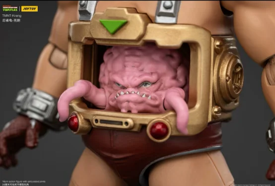 【SF】JOYTOY 1/18 Action Figure TMNT-Krang  Prime Model Toy Gift