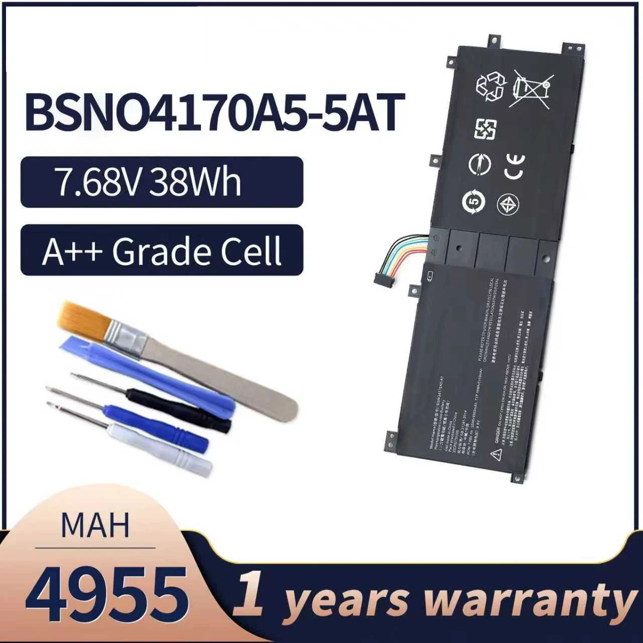 

BSNO4170A5-5AT for Lenovo Miix 510-12ISK 520-12IKB Laptop Battery BSNO4170A5-LH Computer Battery X520 38Wh 7.68V