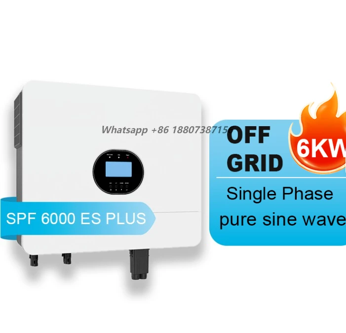 off Grid Solar Inverter SPF 6000 Es Plus 6Kw 6000W 6Kva Single Phase Hybrid Solar Power Inverter ODM OEM