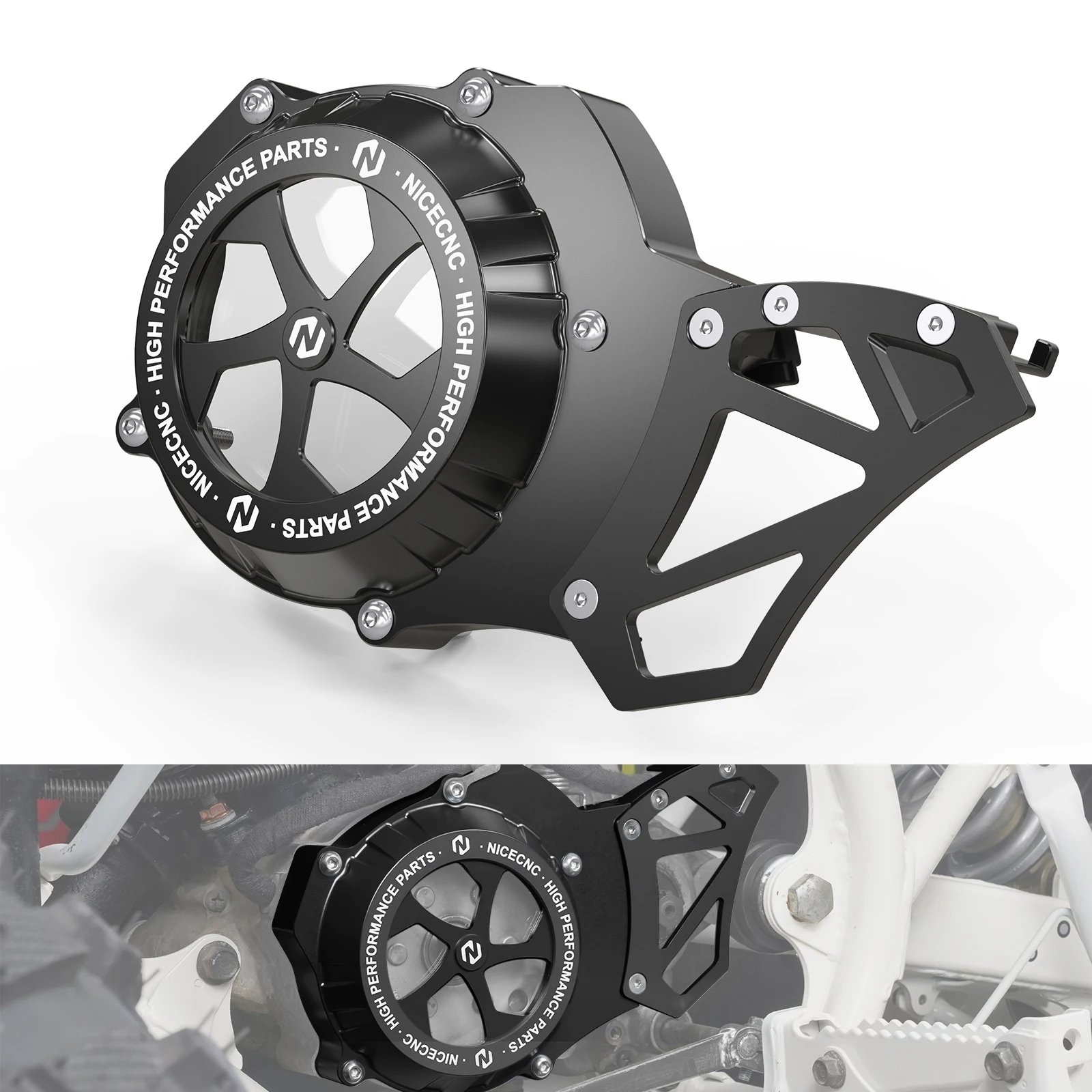 

NICECNC For Yamaha Blaster 200 Engine Stator Sprocket Cover Guard ATV YFS200 1988-2006 YFS200SE