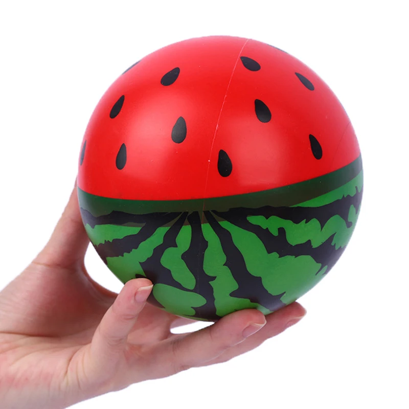 5 Inch Inflatable Watermelon Ball Kindergarten Children's Leather Ball Baby Children's Sports Toy PVC Ball-TOY