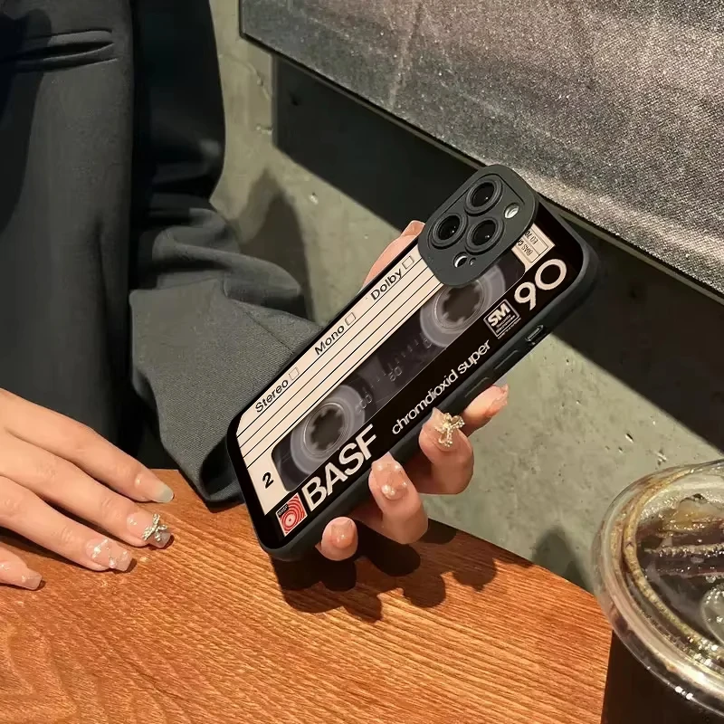 جراب هاتف بنمط شريط الحظ لهاتف أيفون 16 15 13 14 12 11 برو ماكس 7 8 16 XR X XS SE غطاء سيليكون ناعم للصدمات