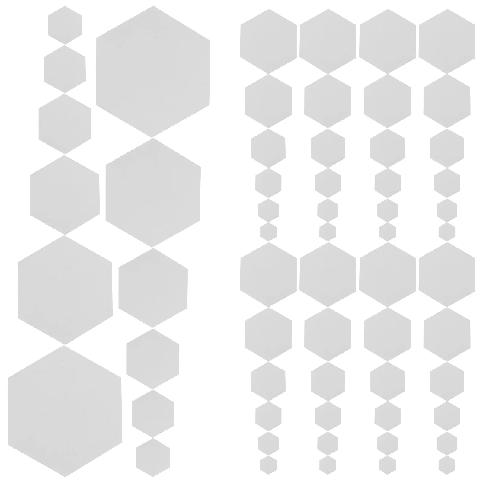 

Paper Molds Light Color Easy See Quilting Templates For Diy Sewing Crafts Hexagon Patchwork Tool Quilting Paper