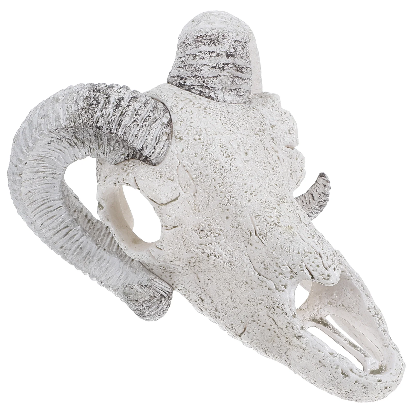 محاكاة الثور الجمجمة الراتنج مخبأ لحوض السمك تررم الزواحف الموئل ديكور كهف المأوى خزان الأسماك الملحقات #1