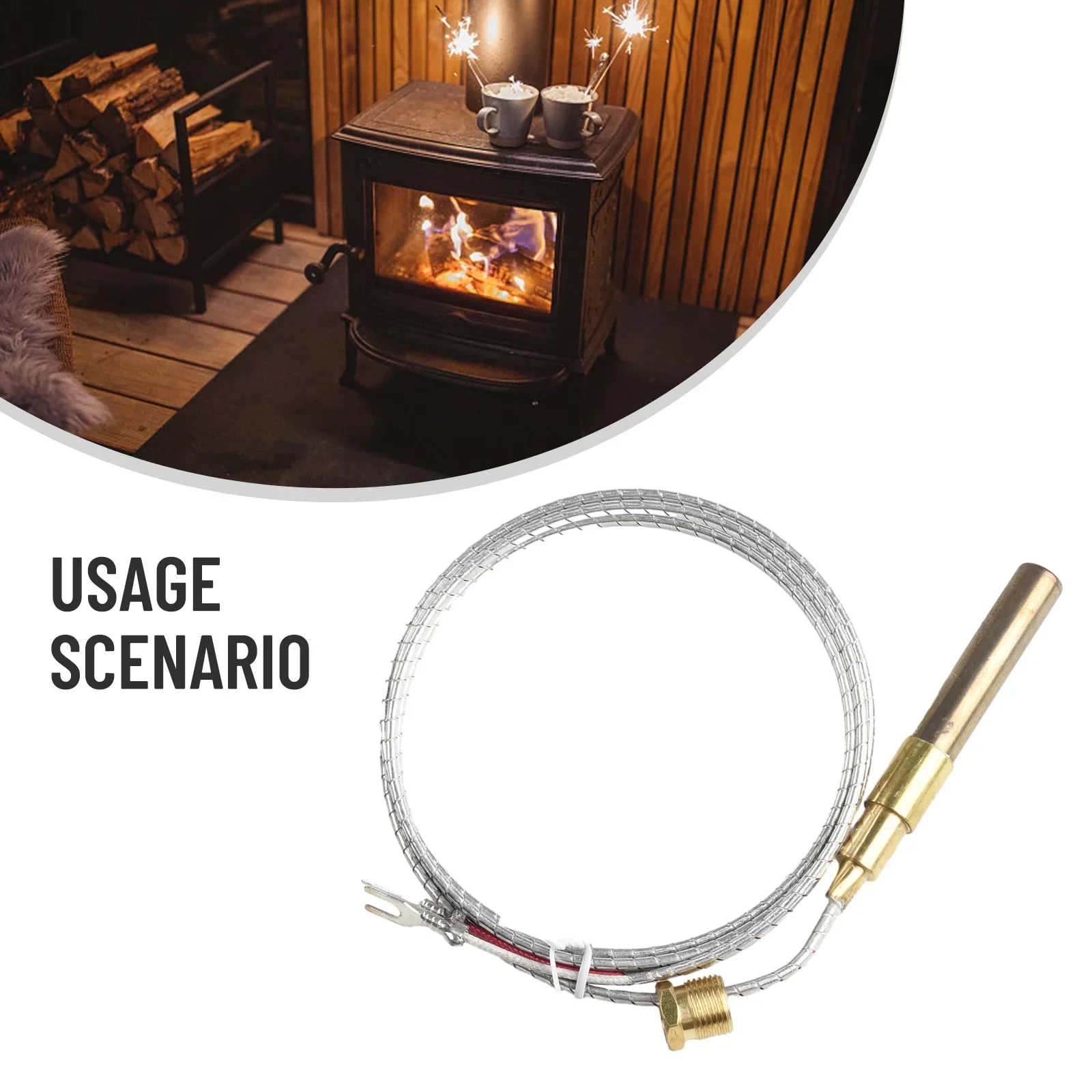 

Accurate temperature measurement for your heater Copper Gas Fireplace Heater Sensor Thermopile Generator Thermocouple